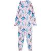 Disney Stitch Pile Pigiami Interi con Cappuccio Bambina, Accogliente Pigiama Set (Multi Stitch, 9-10 Anni)