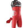 FFFF & OLFEH Tuta da Triathlon a Maniche Corte da Uomo,Ciclismo Body Skinsuit All'aperto Sportswear Abbigliamento Triathlon per Nuoto/Corsa/Ciclismo