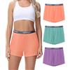 wirarpa Boxer Corti da Donna in Cotone Estivi Set da Donna Pantaloncini da Pigiama Casual Confezione da 3 Multicolore Taglia M
