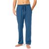 Timone Pantaloni Uomo Pigiama in 100% Cotone Caldo, Lunghi e Leggeri, Abbigliamento da Notte, Tinta Unita e Fantasia a Quadri, con Tasche Laterali TPP-001 (Blu Scuro-2, S)