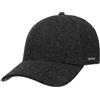 Stetson Plano Wool cap Uomo - Cappellino da Baseball sottovisiera in Pelle - Cappellino Maschile Spina di Pesce - con Fodera in Cotone - Autunno/Inverno Antracite XL (60-61 cm)