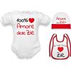 Corredino Neonato body per neonati cotone frase 100% amore di zie manche corte o in caldo cotone manica lunga set con bavetta cappello e tutine