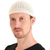 CHARM Maglione Cotone Cranio Cappellino, Kufi Islam Preghiera, | Cappello Uncinetto Maglia, Calotta Beanie, Berretto Uomo, Copricapo Per Tutto