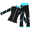 LIUHUO Set di pantaloni da pattinaggio su ghiaccio per ragazze, colore nero, per allenamento, pattinaggio