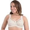 Anita Reggiseno comfort Clara Art - Reggiseno senza ferretto con coppe in tre divise, spalline confortevoli e scollature, cristallo, 7D