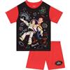 Disney Pigiama Bambino Toy Story, Pigiami Ragazzo Buzz Lightyear E Woody, Pigiama Corto Ragazzo Estate, Rosso 4-5 Anni