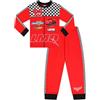 Disney Pixar - Pigiama lungo per bambini e bambine, motivo: Cars Racing, Rosso, 2-3 Years