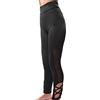 BESTCALZE -Renato Balestra Leggings Donna Elasticizzati in Maglia con Vita Alta, Sport, Tempo Libero, Yoga Estivi Art. Brigitte 1 - Nero - L/XL