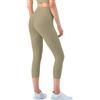 XDSP Leggins Sportivi Donna Push Up 3/4 Leggings Anticellulite Elasticizzati Vita Alta Pantaloni Fitness Yoga con Tasche per Pilates Running Tempo Libero