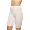 Intimitaly (Pacco da 2) Guaina Contenitiva in Cotone Bielastico Vita Alta Dimagrante Figura formante con Gambe e Merletto (Bianco, 4XL)
