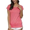 TrendiMax Maglietta Donna Estiva Cotone Magliette Maniche Corte Tee T-Shirt Casual Maglia Primavera Tshirt Bianco L