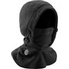 ROCKBROS Passamontagna Balaclava Invernale con Cappuccio, Scaldacollo Sottocasco Termico Multifunzionale per Inverno, Coparicapo Antivento per Sci Moto Bici Snowboard, Uomo Donna Taglia Unica