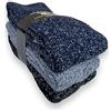 Lucchetti Socks Milano CALZE TERMICHE IN PILE LUNGHE SCI MONTAGNA PESANTI NERO BLU GRIGIO (41-46, GRIGIO MELANGE 3 PAIA)