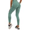 Merlvida Leggins Sportivi Donna Vita Alta Leggings Push Up Pantaloni Palestra Controllo della Pancia Anticellulite Pantacollant Opaco Elastici Tuta Collant Abbigliamento Sportivo Donna Yoga Fitness