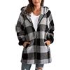 MJGkhiy Giacca Donna Invernale Peluche Casual Hoodie Sherpa Felpa Con Coperta Kimono Manica Lunga Fuzzy Maglioncino Calda Pullover Curvy Vestaglia Cardigan Teddy Outwear Con Tasche