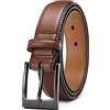 CHAOREN Cintura Uomo Pelle, Cinture da Uomo 30mm per Affari, Cinta Cuoio Perfetto Complemento per Occasioni Formali