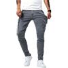 WINKEEY Jeans Uomo Slim Fit Pantaloni Cargo Uomo Jeans Lavoro Elasticizzati con 6 Tasche Pantaloni Casual