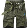 Oanviso Pantaloncini da Uomo Cargo Shorts Camuffati Pantaloncini Sportivi con Cerniera Multitasche Traspirante Bermuda Short Slim Fit Pantaloncini Cargo 1/2 Pantaloni Mimetico Estivi