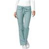 ADAR Medical Uniforms Adar Universal Divise Sanitarie Donna - Pantaloni a Gamba Dritta con Cordoncino per Camice
