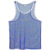 BIATWOWR Gilet da uomo, maglia trasparente senza maniche, camicia sottile da uomo con scollo a V, maglietta intima