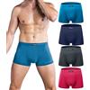 wirarpa Boxer da Uomo Intimo Microfibra Mutande Trunks Micro Modal Elasticizzati Boxer Shorts Pacco da 4 Taglia S