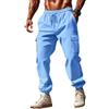Halfword Pantaloni da jogging cargo da uomo, vestibilità aderente, pantaloni sportivi casual da jogging