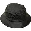 WALKER AND HAWKES - Cappello da pescatore unisex in cotone cerato britannico al 100%, tessuto Millerain, colore: verde oliva, Oliva, XS