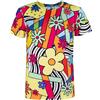 COSAVOROCK T-Shirt Camicia Costume Vestiti Anni 70 Hippie Uomo Maglietta Carnevale Casuale M