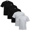 Fruit of the Loom Set 5 T-Shirt Fruit Of The Loom (3 Pezzi Nero 2 Grigio - S - 3)