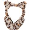 DEARMAMY Della Stampa Del Leopardo Paraorecchie Gatto Scaldino Dell'Orecchio Animale Scaldino Dell'Orecchio Paraorecchie Di Inverno Delle Donne Del Fumetto Scaldini Dell'Orecchio Scaldino