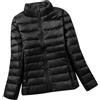 HAXNOHEY Piumino Leggero Donna Piumini Leggeri Donna Giacca Piumino Donna Trapuntata Puffer Jacket Giubbotto Piumino Donna Taglie Forti Giubbino Cappotto Piumino Sottogiacca Giacche Piumini Donna Nero 7XL