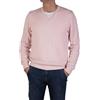Marenza Scollo V Uomo Manica Lunga Misto Cashmere Seta Made in Italy