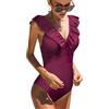 heekpek Costume da Bagno Donna Intero Vita Alta Bikini Costumi Interi Sexy Piscina Spiaggia Elegante Un Pezzo Push Up Floreale Bikini Mare