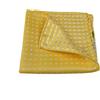 Avantgarde - Fazzoletto da giacca per uomo Pochette da taschino seta a pois pallini disponibile in tutti i colori (cangiante giallo)