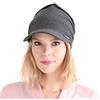 CHARM Tutte Stagione Visiera Cappello Anti UV Sole Cappello Giapponese Indossato Design Unisex Grigio Scuro