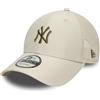 New Era Cappello da baseball 9Forty Trucker Midi Homefield MLB New York Yankees Trucker per adulti, beige chiaro