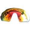 Polarlens Lenti di ricambio polarizzate per Oakley Flight Jacket - compatibili con gli occhiali da sole Oakley Flight Jacket (Fire Red)