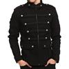 Genérico Giacca da Parata Militare Uomo Stile Steampunk Ussari Napoleone Tamburi Rinascimento Medioevo Giacca Vittoriana Taglio Gotico Uniforme Taglio Pirata e Vampiro