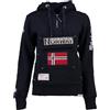 Geographical Norway Gymclass, Felpa Donna, Azul Marino, XXL