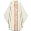 Caxndycing Abbigliamento per Uomo Clero Sacerdote Romano Celebrante Battesimo Costume Paramenti Vestito per Messa Adulti Chiesa Cattolica Padre Messa Vesti Roba Vintage Abbigliamento, 04 bianco