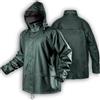 NEO TOOLS - Giacca impermeabile da uomo con cappuccio, taglie M-XXXL, tessuto esterno in PU + PVC, fodera 100% poliestere 310 g/m2, cuciture nastrate, cerniere e tasche protette dall'acqua