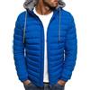 ORANDESIGNE Taglie Forti Piumino Uomo con Cappuccio Giubbino Ragazzo Invernale Parka Uomini Invernali Leggero Piumini Leggeri Cappotto Inverno Giubbini Giacca A Vento Giacchetti A Blu XXL