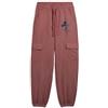 FREDDY - Pantaloni Cargo in French Terry da Donna con Grafica Disney, 85% Cotone 15% Poliestere