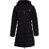 Guess Donna Piumino Aleta Long Puffer Jacket Nero