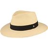 Hut Breiter Breiter Cappello Panama Originale di Paglia Cappello Estivo Intrecciato a Mano in Ecuador con Cinturino in Pelle Protezione UV e Antirottura Leggero Traspirante Unisex