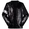 Shuanghao Uomo/Donna Adulto Bambino Kids Giacca Jacket Costume Halloween Natale Carnevale Concerto MOON Space Walking Dance Role Play Retro Punk Fancy Nero(H:155-165cm W:45-55kg, Adulto in Alto)