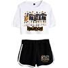 LKY STAR Haikyuu!! Japanese Anime Costume T-Shirt Shorts Abiti 2 Pezzi Set per di Maglietta e Pantaloncini Corta Sportwear