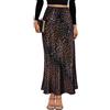 VividMosaic 2026 Gonna in raso a vita alta, gonna maxi in seta a linea A, primavera estate, casual, gonne lunghe per donna, XX-Large
