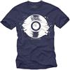 MAKAYA Gone But Not Forgotten - Maglietta Vintage Vinile Dj T-Shirt Blu XL