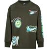 NIKE MAGLIA B NSW ART OF PLAY RELAXED LS KIDS